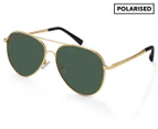 Winstonne Men's Lamar Polarised Sunglasses - Gold/Green