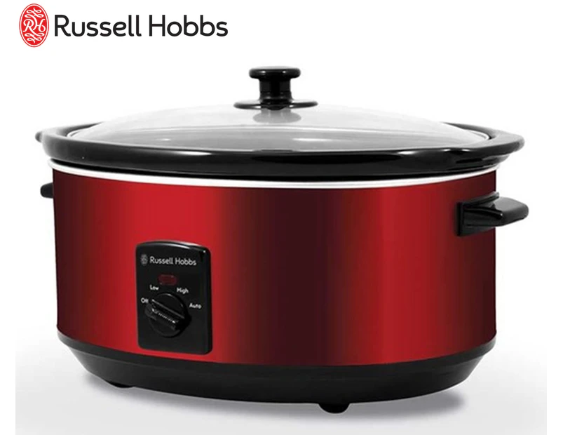 Russell Hobbs 6L Slow Cooker - Red