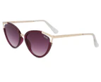 Quay Australia Women's Hearsay Sunglasses - Red/Purple Fade