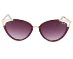 Quay Australia Women's Hearsay Sunglasses - Red/Purple Fade