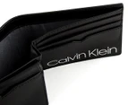 Calvin Klein Passcase Bifold Leather Wallet - Oxblood