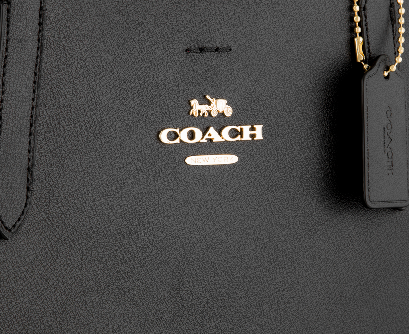 Coach avenue tote discount black