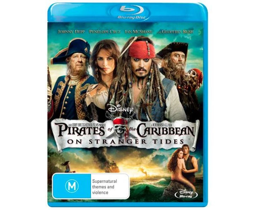 Pirates of the Caribbean On Stranger Tides Blu-Ray