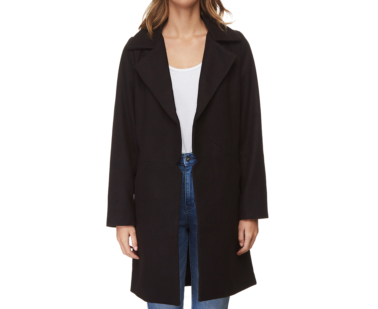 All About Eve Women's Bermuda Coat - Black | Catch.co.nz