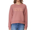 All About Eve Women's Alannah Fleece Crew Neck Sweatshirt - Dusty Rose