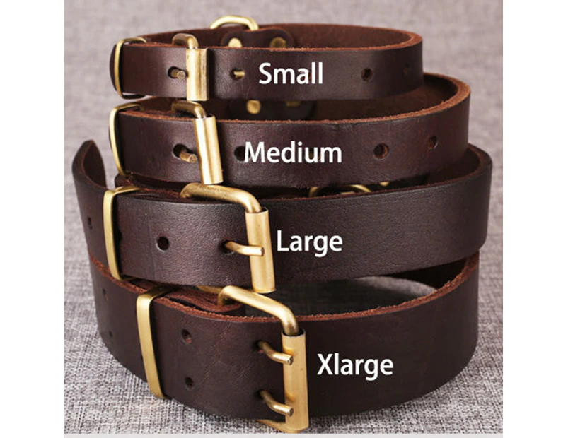 Premium Quality Genuine Leather Handmade Pet Dog Collar