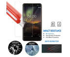 2 PACK Premium 9H Tempered Glass Screen Protector for Nokia 5.1 Plus