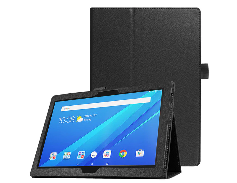 Black Premium Lenovo Tab 4 8 Inch Tablet Leather Case Cover