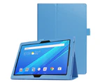 Light Blue For Lenovo Tab E8 Tablet Premium Folding Stand PU Leather Case Business Cover