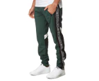 Superdry Men's SD Tricot Taped Track Pant - Track Black/Pine Green