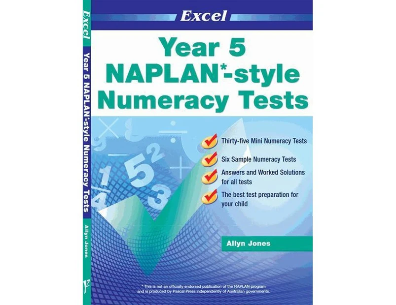 NAPLAN-style Numeracy Tests : Year 5 : Excel