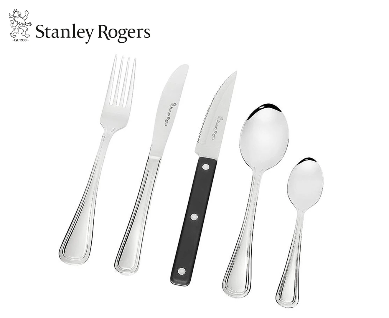 Stanley Rogers Sheffield 50-Piece Cutlery Set w/ Steak Knives