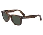 Ray-Ban Wayfarer Ease RB4340 Sunglasses - Tortoise/Green 1