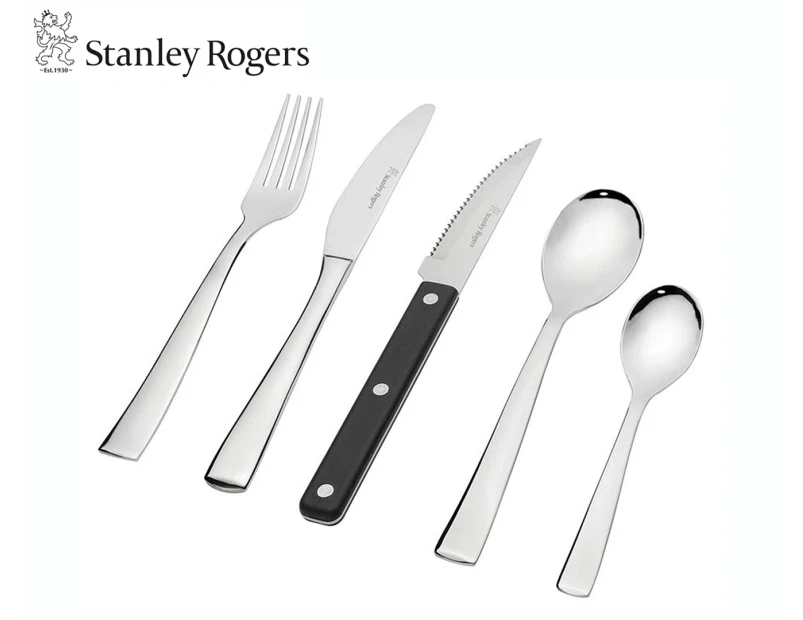 Stanley Rogers Madrid 40-Piece Cutlery Set w/ Steak Knives - Silver