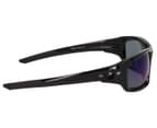 Oakley Men's Valve Polarised Sunglasses - Polished Black/Deep Blue  3
