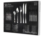 Stanley Rogers Albany 50-Piece Cutlery + Steak Knives Set - Silver