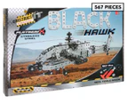 Construct-It 567-Piece Platinum X Black Hawk Mechanical Building Kit