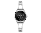 GUESS Women's 34mm Lola Bracelet Watch - Black/Silver