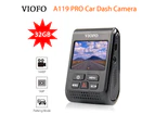 VIOFO A119 PRO Dash Camera W/ 32GB Card Suction Mount 5MP Novatek 96660 Car DVR Vehicle Dash Cam Video DashCam Recorder