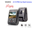 VIOFO A119PRO GPS Car Dash Camera 2.0" Screen 7G Lens Car Dash Cam Novatek 96660 Vehicle Dash Cam Video DashCam Recorder