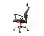 Ergonomic Office Chair Seat Adjustable Height Head Rest PU Leather German Design