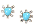 Kenneth Jay Lane Stud Earrings - Turquoise