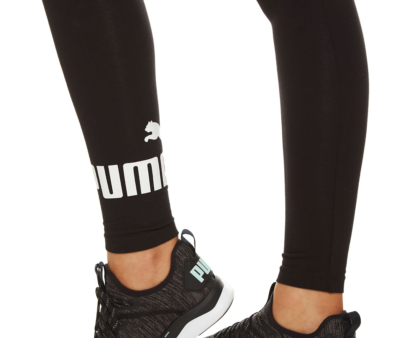 Puma Women's Essential Logo Tights / Leggings - Black | Catch.co.nz