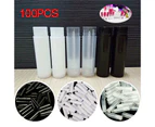 100PCS Lip Balm Tubes Caps 5g Empty lipstick Container Plastic DIY White