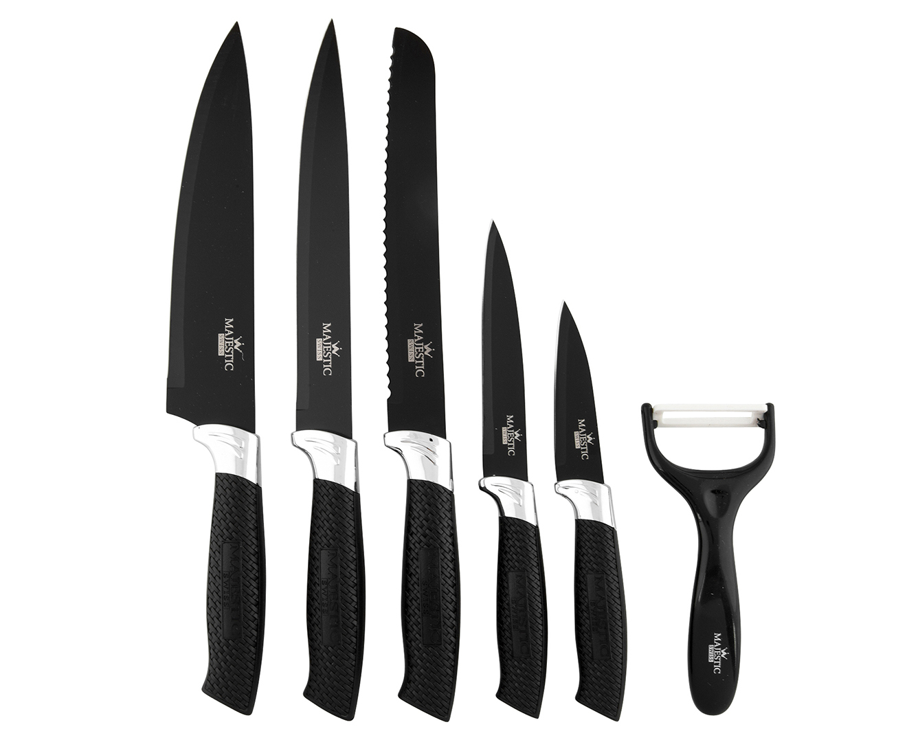 Majestic Swiss 5 Piece Non Stick Knife Set