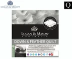 Logan & Mason 50 Down & 50 Feather Queen Bed Quilt