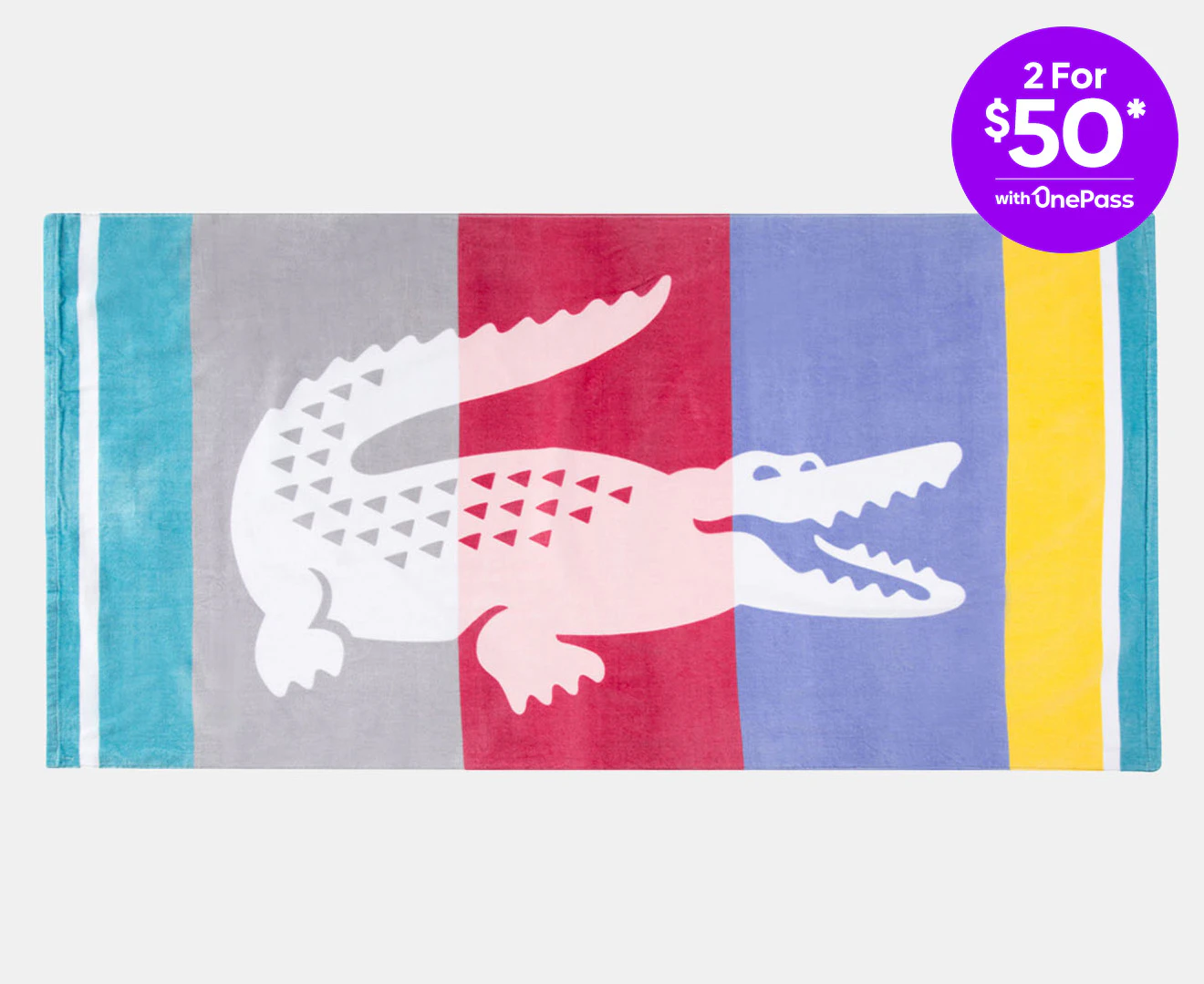 Lacoste Duke Beach Towel - Multi