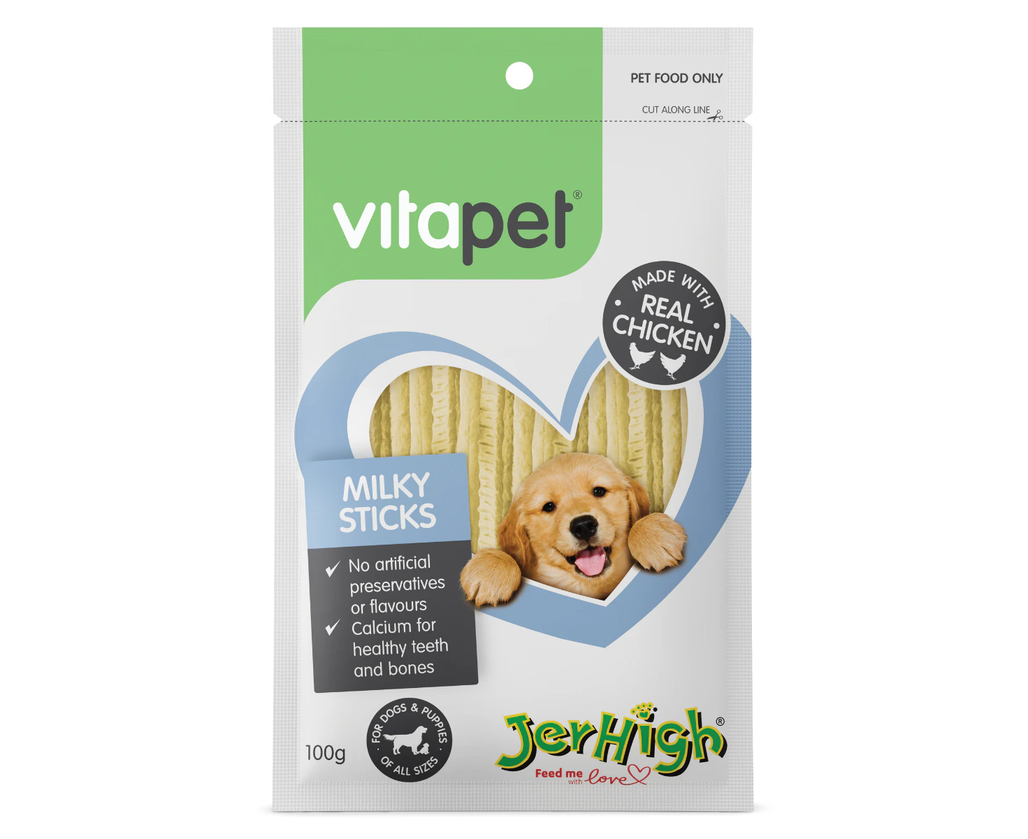 Jerhigh milky sticks, 100gm