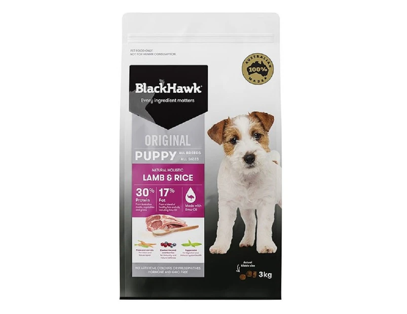 Black Hawk Puppy Lamb and Rice 3kg