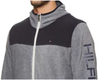 Tommy Hilfiger Men's Fleece Logo Hoodie - Navy/Grey