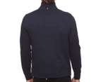 Tommy Hilfiger Men's Half Zip Sweater - Navy Blazer Heather