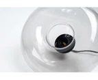 Mason Oval Shape Glass Pendant Light - Grey