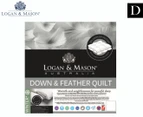 Logan & Mason 50 Down & 50 Feather Double Bed Quilt
