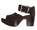 Rocco P. Women's High Heel Sandals - Dark Brown
