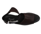 Rocco P. Women's High Heel Sandals - Dark Brown