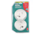 Fire Smart Ionisation Smoke Alarm w/ Hush Twin Pack 