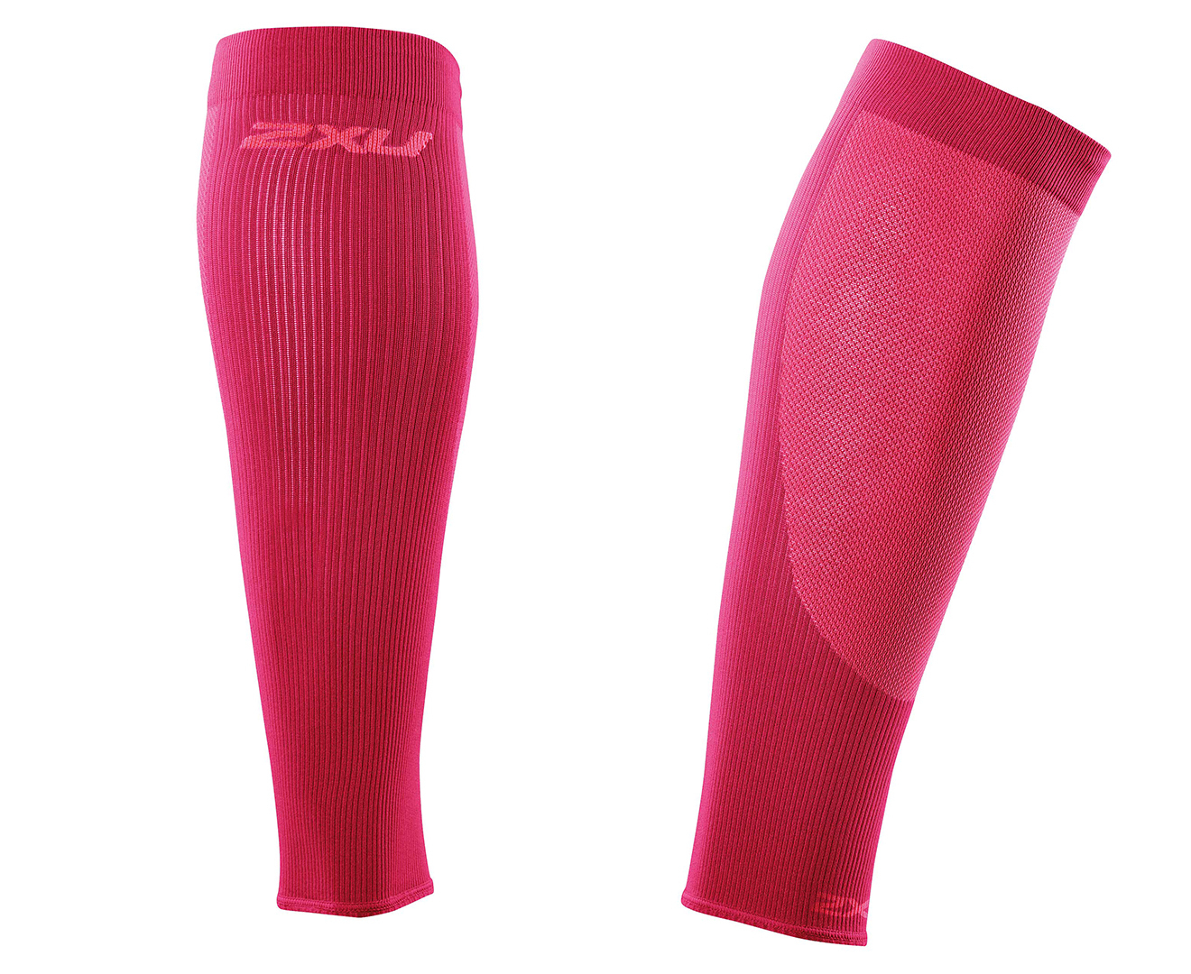 2XU Compression Performance Run Calf Sleeves - Hot Pink