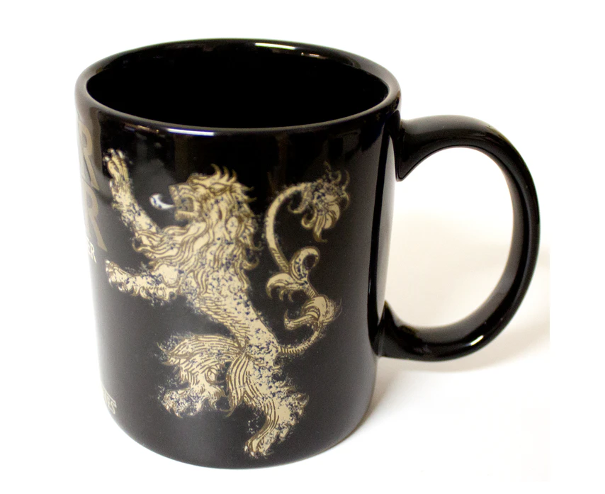 Game Of Thrones Hear Me Roar Lannister Sigil Coffee Mug Licensed