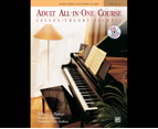 Alfred's Basic Adult All-In-One Piano Course - Level 1 : Lesson, Theory, Technic - Comb Bound Book & CD