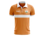 India Concept Stripe Polo Shirt (Orange) - Kids