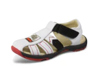 Airbox - Boy's Leather Sandals - Trophy - White