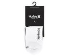 Hurley Men's Dri-FIT No Show Socks 3-Pack - Black/Grey/White