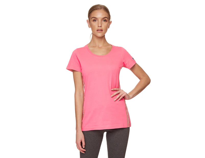Champion Women's Graphic Tee / T-Shirt / Tshirt - Pink