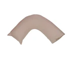 Easy Rest - Soft and Elegant 250TC Pure Cotton Percale Pillow Case (V- Shape) - Linen