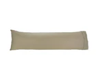Easy Rest - Soft and Elegant 250TC Pure Cotton Percale Pillow Case (Body Shape) - Linen