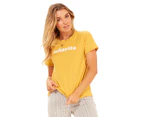 MINKPINK Women's Senorita Tee / T-Shirt / Tshirt - Mustard